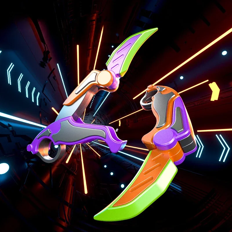 3D พิมพ์ Gravity Claw มีด Fidget ของเล่นพลาสติกพับมีดผีเสื้อผู้ใหญ่ความเครียดบรรเทาของเล่นนวนิยายของเล่นเด็ก Xmas ของขวัญ