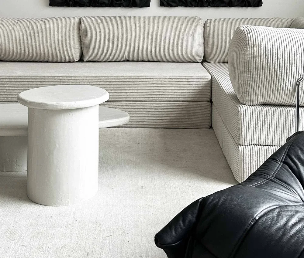 Modern Design Vacuum Compressed Packing High Density Foam Corner Sofa Bed Compression Sofa for Living Room