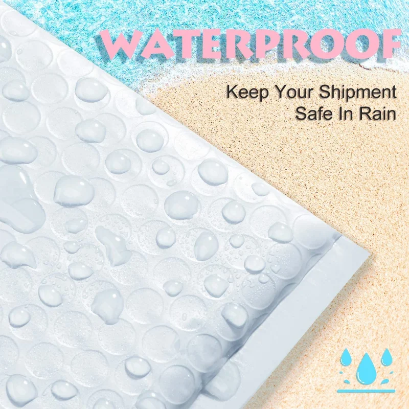 Конверты пузырчатые водонепроницаемые, 11/15/23 см, 50/10 шт.