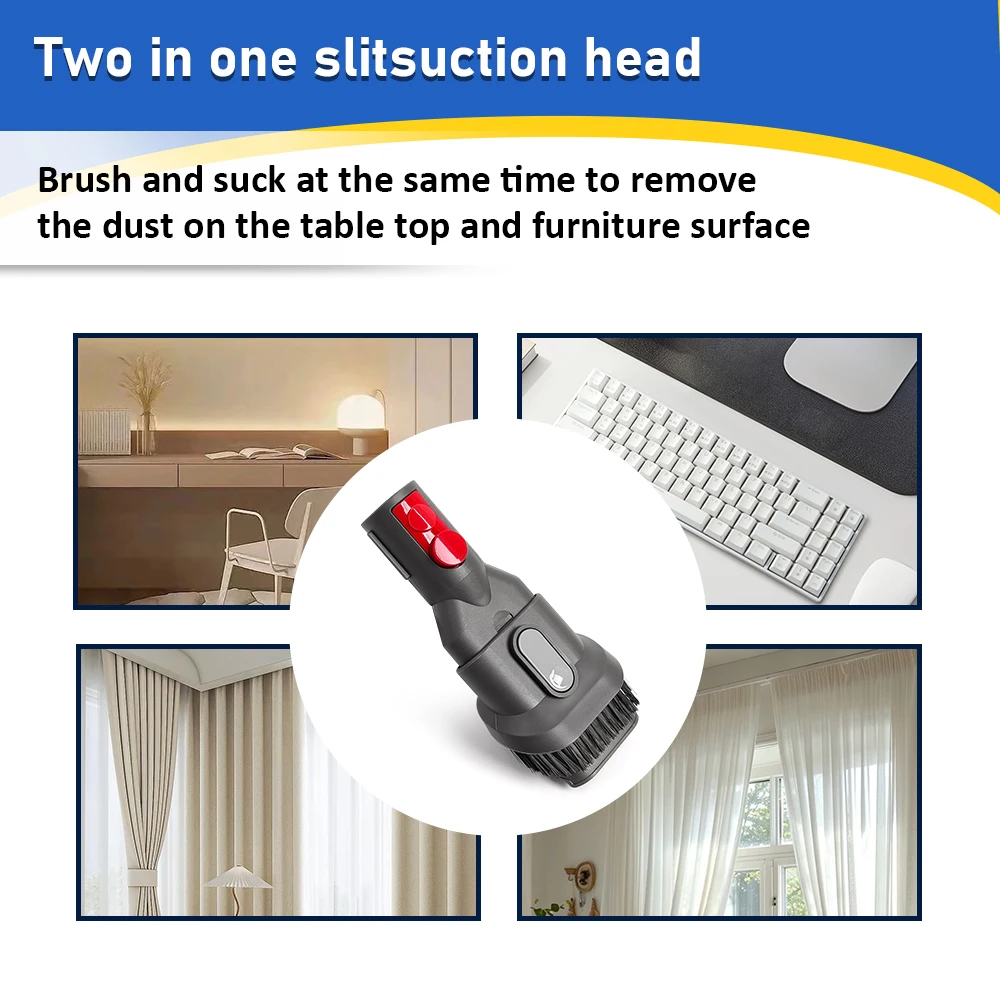 Suction Head Suit Attachment for Dyson V7 V8 V10 V11 V12 V15 Gen 5 Vacuum Cleaner Absolute Detect Cyclone Mattress Outsize Parts