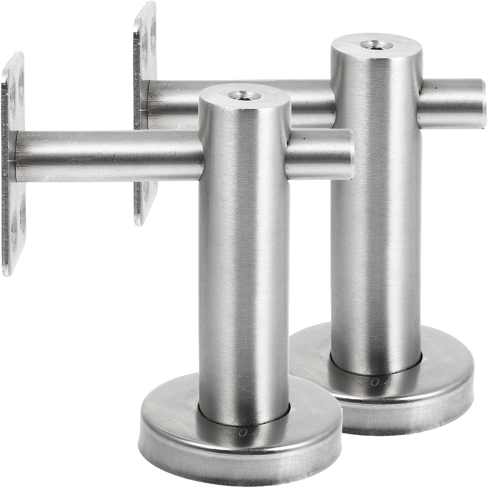 2Pcs High-Class Handrail Support Bracket Movable Design for Stairs Railings Building Guardrails Decorative Handrail Bracket