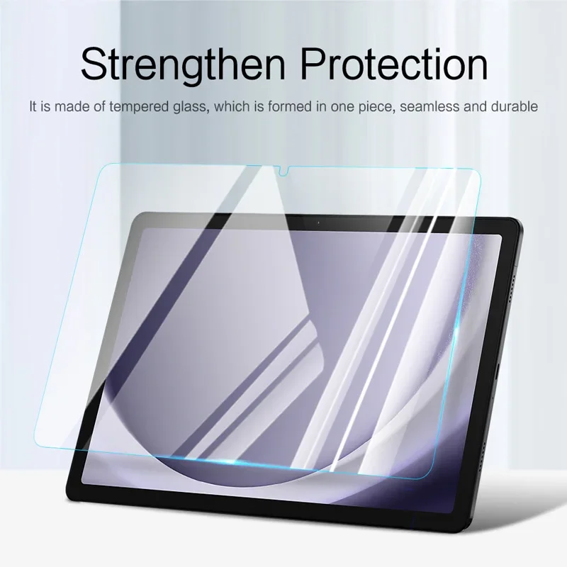 2 uds HD a prueba de arañazos 11 pulgadas Protector de pantalla de vidrio templado para Samsung Galaxy Tab A9 Plus accesorios para tableta película