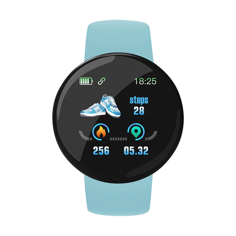 Macaron Color Smartwatch para crianças, Smartwatch Bluetooth para homens e mulheres, Relógios esportivos, Rastreador de fitness, Pulseira impermeável