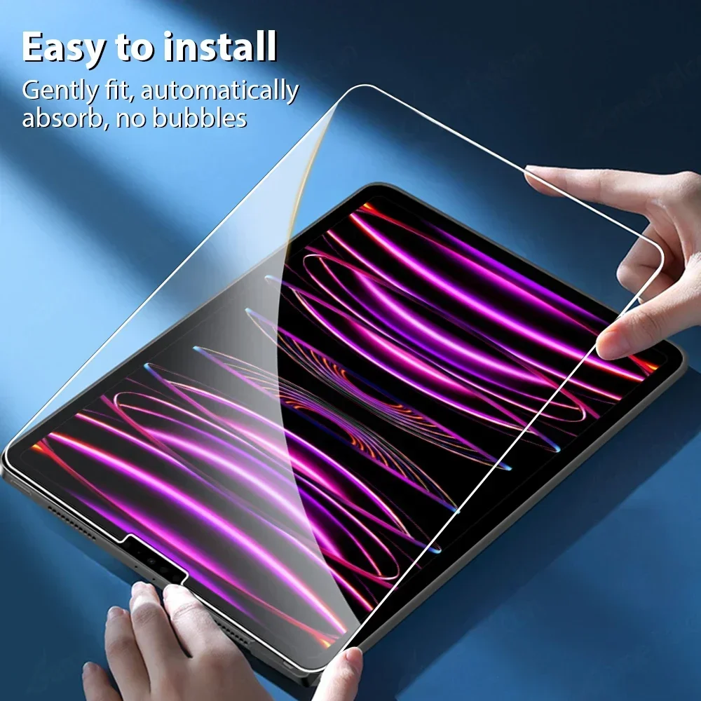 Protecteur d'écran, 3 pièces, verre trempé pour Ipad Pro 13 12.9 11 6th M4 M2 2024 Air 5 4 3 2 1 9 9th 10 10th Gen Mini 6 10.9 10.2 9.7