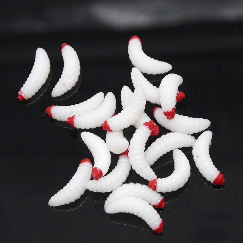 10 Chiếc/Ngoài Trời Mùa Đông Câu Cá Bionic Mồi Mềm Bố Ma 2Cm/0.5G Nhân Tạo Sản Xuất Mồi Mềm Bồn Rửa phụ Kiện Câu Cá Dụ