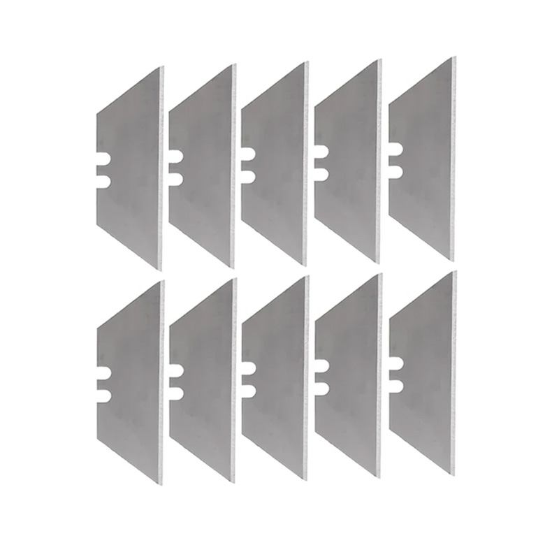 20Pcs Trapezoidal Blade Replacement Blade Carbon Steel Blade DIY Art Craft Cutter Tool Multitool Blade with Box Cutting Tools