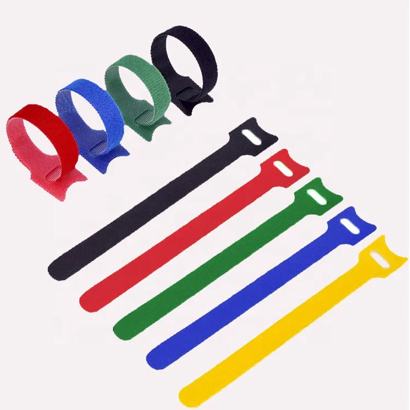 50/100PCS Fascette staccabili Fascette per cavi riutilizzabili in plastica colorata Fascette per cavi in nylon Loop Wrap Zip Tipo Fascetta per cavi Fascetta per cavi