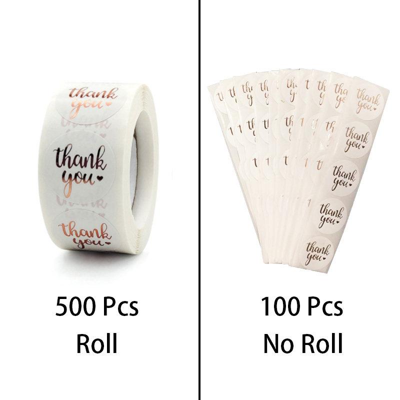 100-500 Chiếc 1-1.5Inch Tặng Niêm Phong Cảm Ơn Bạn Dán Giáng Sinh Thiết Kế Thêu Sò Lễ Hội Trang Trí Tiệc Sinh Nhật hãng Đĩa