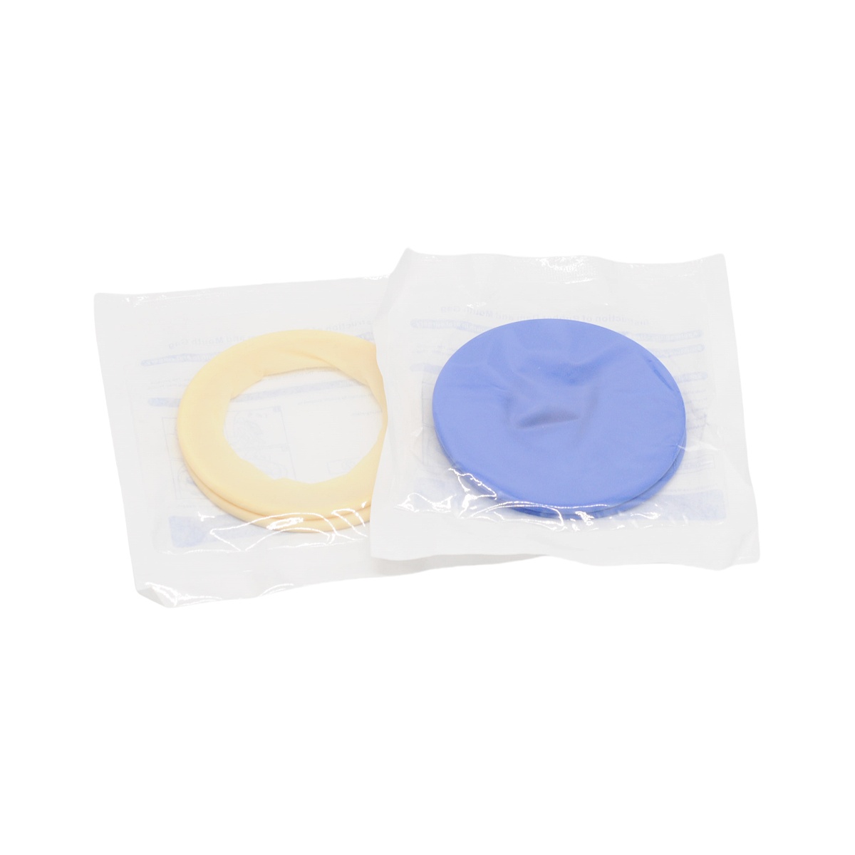 5 Stück steriler Zahn-Wangenhalter, weicher Gummi-Mundöffner für die Wurzelkanalbehandlung für die Kieferorthopädie, weiß/blau