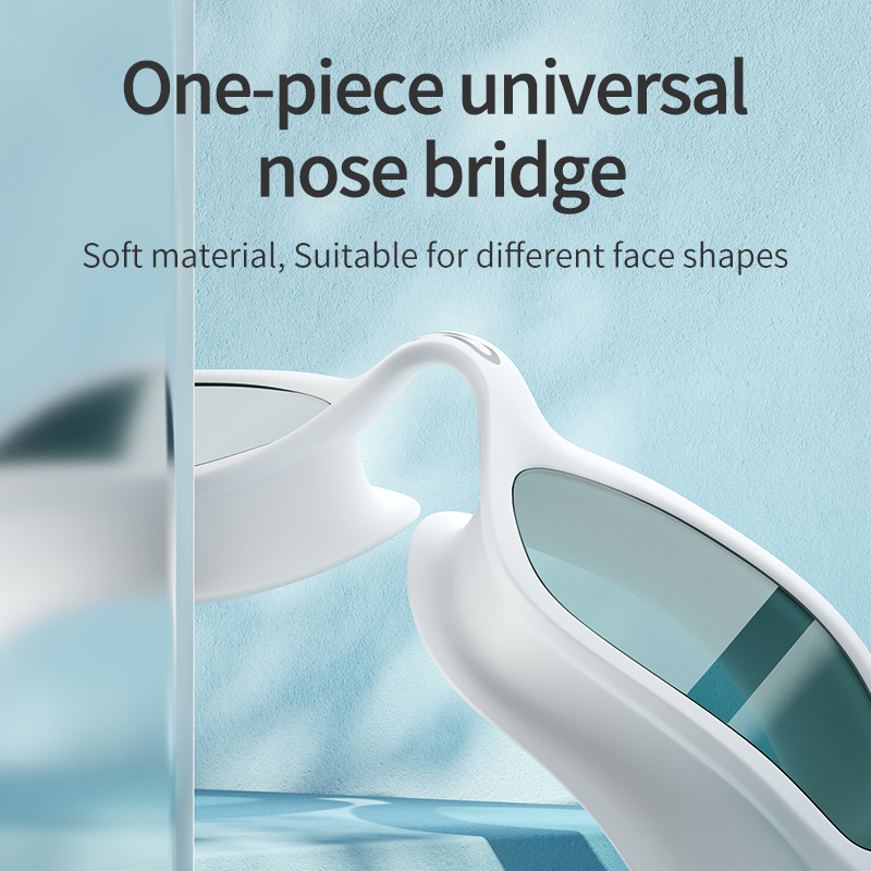 COPOZZ HD 조정 가능한 수영 고글 안개 방지 UV 보호 수영 안경 남성용 전문 실리콘 수영 안경