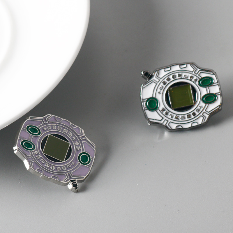 Broche monstre numérique en émail, emblèmes d'aventure Digimon, accessoires Anime, bijoux cadeaux