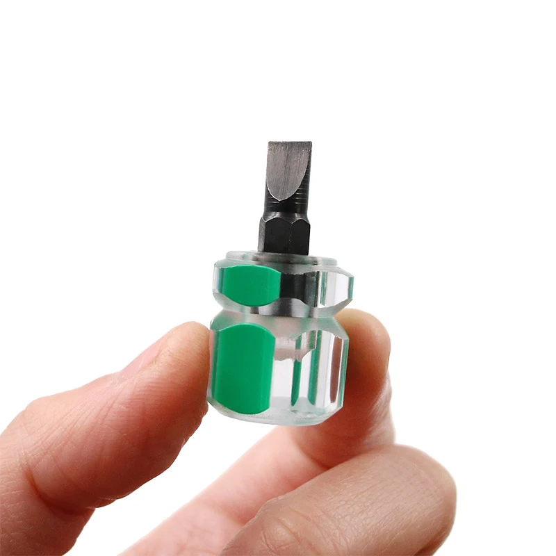 Vặn Vít Bộ Mini Di Động Nhỏ Củ Cải Đầu Tua Vít Chính Xác Dụng Cụ Sửa Xe Trong Suốt Tay Cầm Sửa Chữa Dụng Cụ Cầm Tay