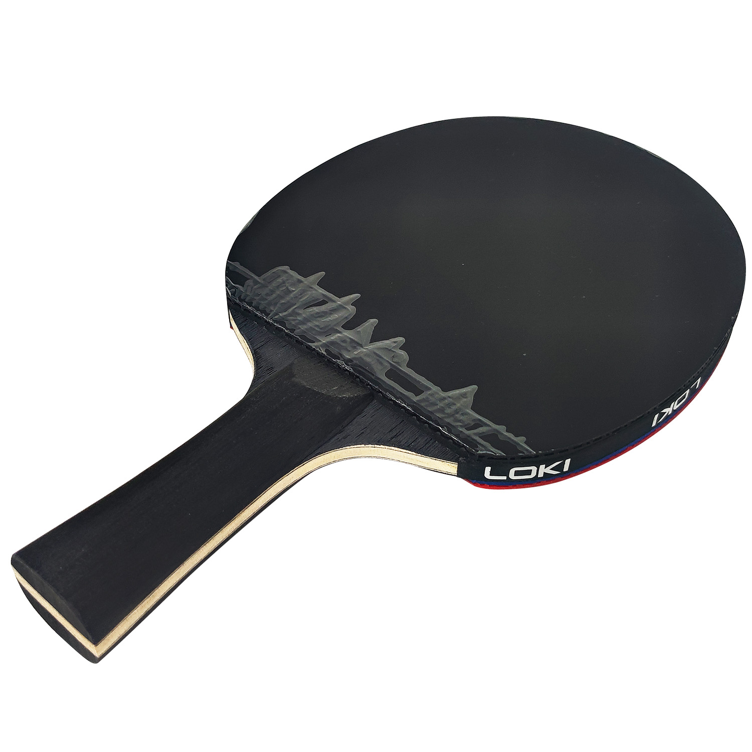 Rakieta do tenisa stołowego Loki E-Series Profesjonalna rakieta do ping-ponga z ostrzem węglowym i wysoką elastyczną gumą