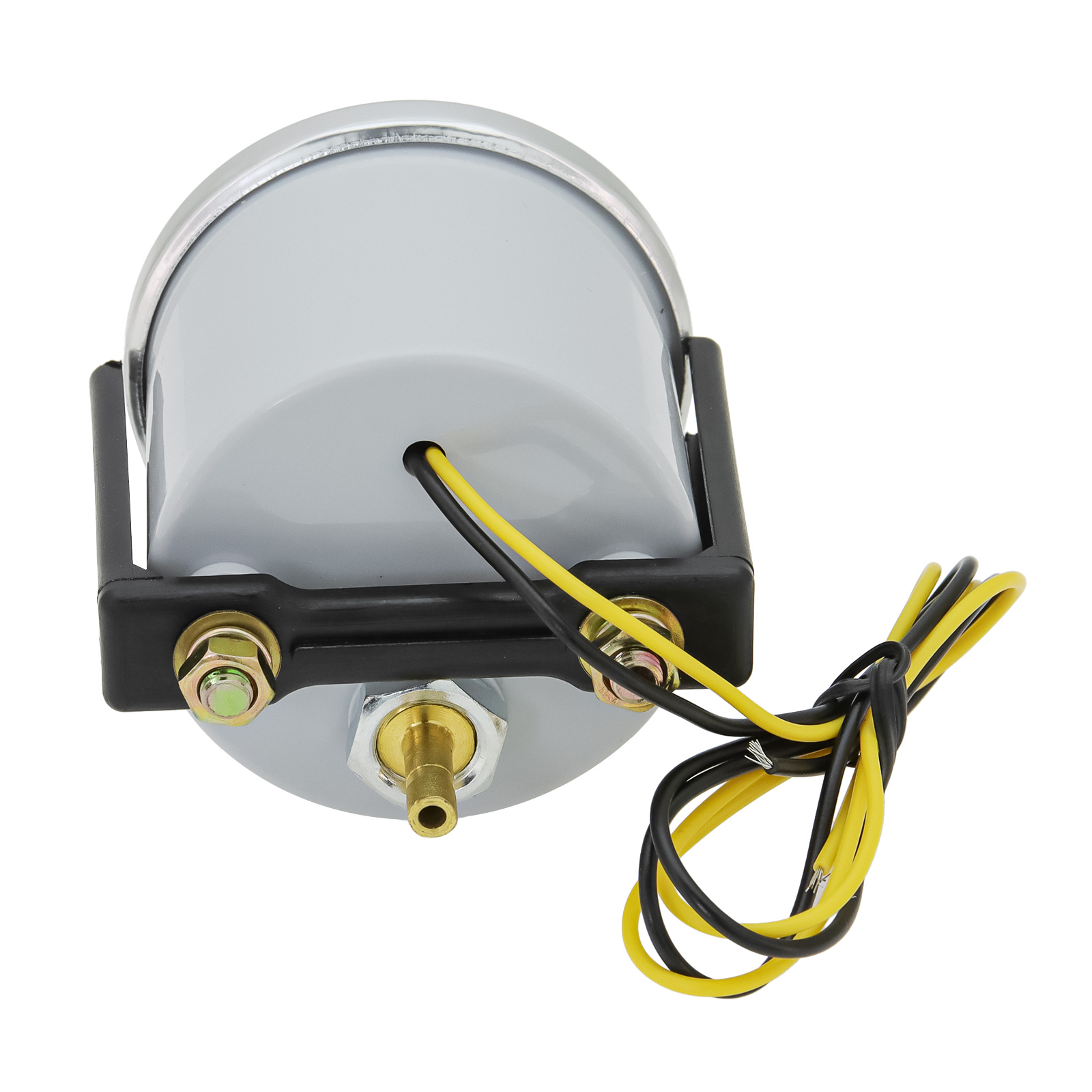 2 "52 ミリメートル車のターボブーストゲージ -1 〜 3 バーブーストメーター白色 LED ライトタービン機械ゲージガソリンエンジンアクセサリー