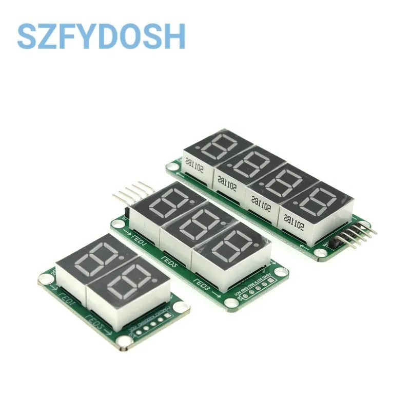 Unidade estática 2 3 4 segmentos Tubo Digital Display LED Módulo 2 Digital 74HC595 tubo 100% novo original