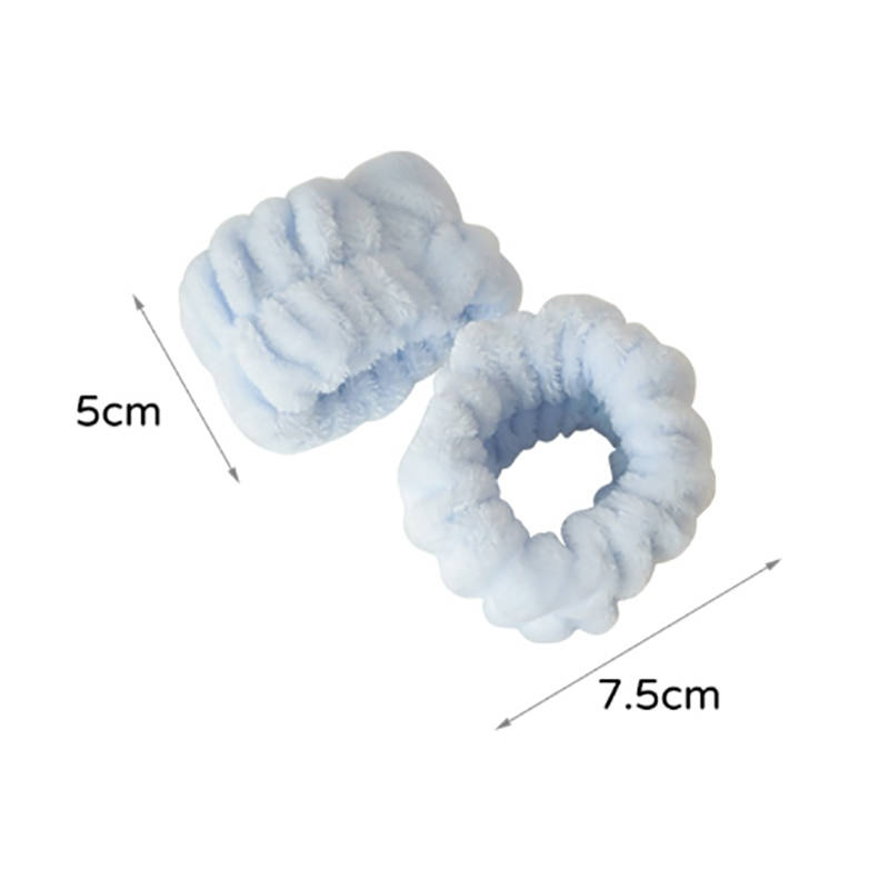 1 par de muñequeras de Spa, banda de toalla para lavado de muñeca de microfibra, pulseras para lavarse la cara, pulseras absorbentes, banda para el sudor para muñeca