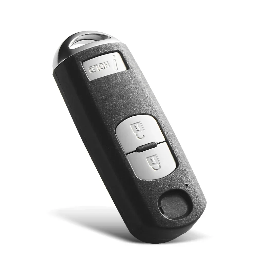 KEYYOU Fob 2/3/4 botones carcasa de llave de coche inteligente para Mazda 3 5 6 CX-5 CX-7 CX-9 MX-5 Miata RX-8 2006-2018