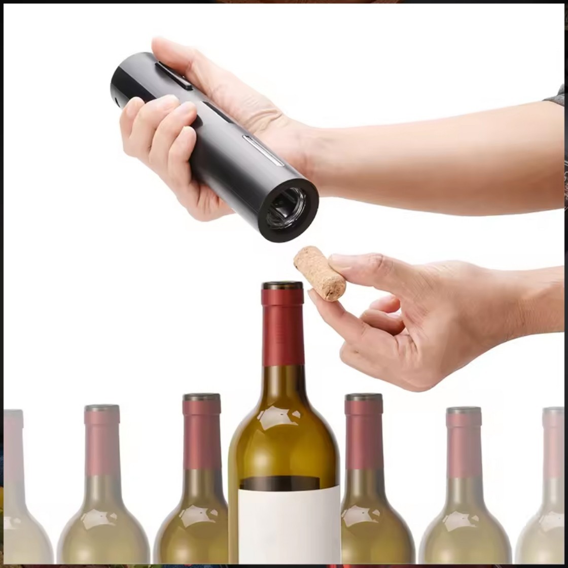 Electric Wine Bottle Opener Automatic Red Wine Corkscrew Wine Opener Wine Tools Kitchen Products Performance Plastic
