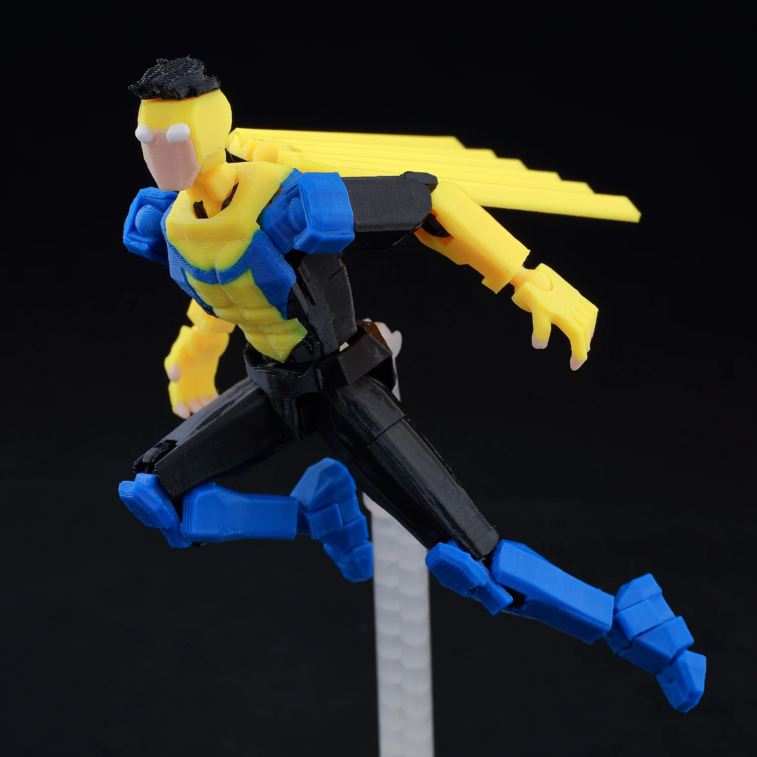 9L3D Lucky 13 Invincible Boy Action Figure, 3D Printed Anime Model, Multi-Jointed Poseable Collectible Toy, Gift for Fans