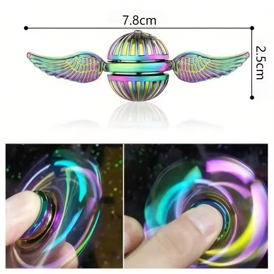 EDC Magic Fidget Spinner, Fidget Spinner résistant au stress pour adulte, jouet anti-stress, jouet de table rotatif en métal