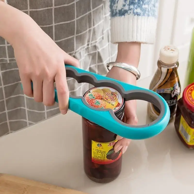 【6055Positive Review】Safety Can Openers Manual Lid Opener Can Opener Ease of Use Bottle Opener Can Screwdriver Can Opener Artifa