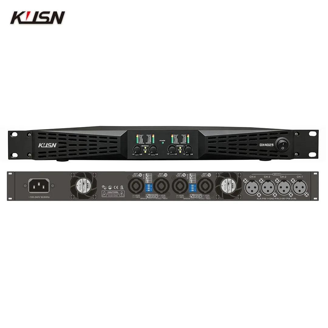 250Wx4 8 Ohm 1U Professional CLASS D Digital Amplifier Stereo Power Factor Correction High-End Large Performances Bars Party