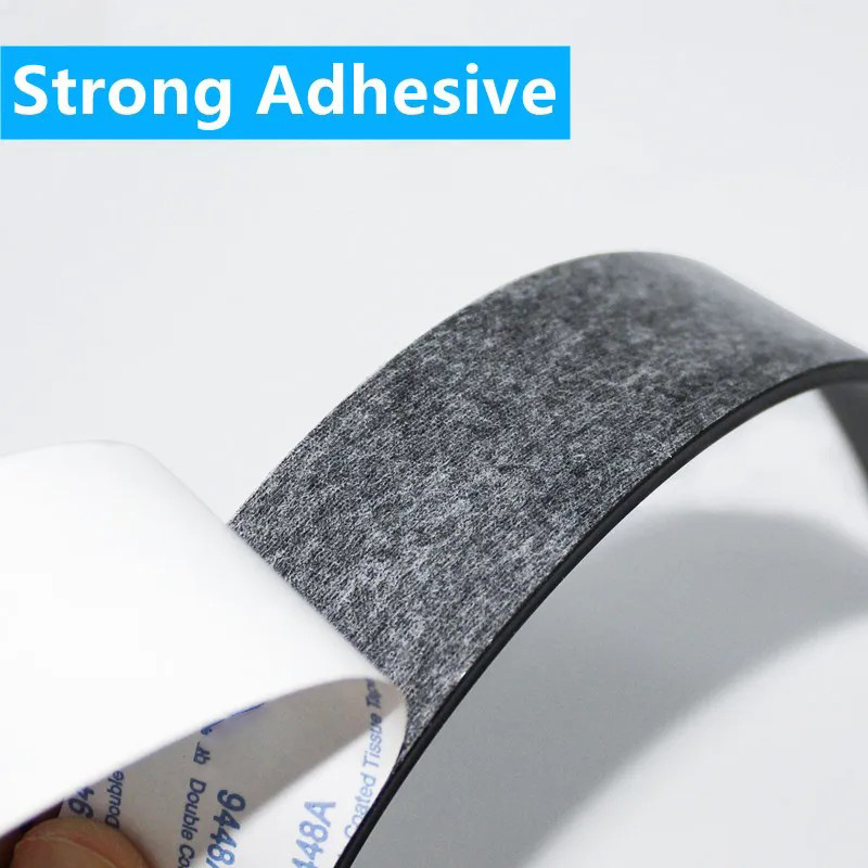 Tira de borracha de silicone preta junta de vedação autoadesiva anti-skid absorção de choque tira de vedação espessura 1/2/3/mm comprimento 50cm