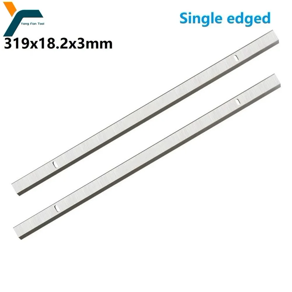 2Pcs 319x18.2x3.2mm Planer Blade Knives HSS Single Edge Planer Cutting Tool For JET JWP-12 COBRA GMC Ryobi AP13 MA1931 CT-340