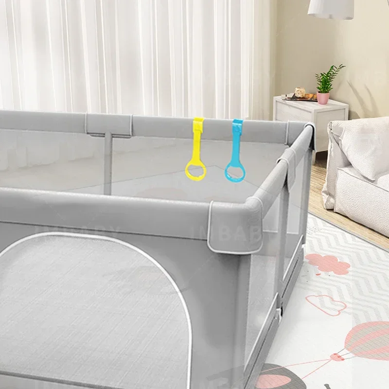Детский манеж IMBABY, серый детский забор, большая детская игровая площадка, безопасность для младенцев, игры в парке, манеж для детей