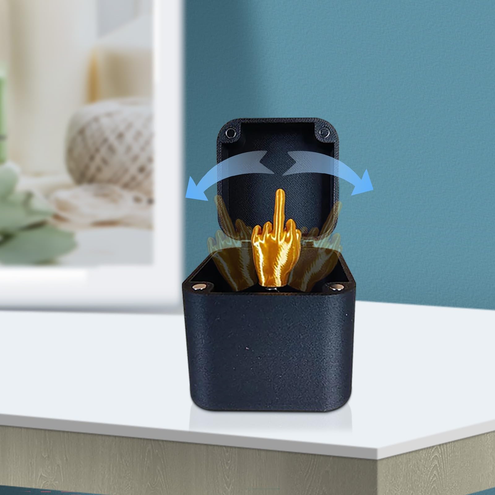 Kerst Interessante Prank Gift Middelvinger In Doos Kerstdoos Grappige Creatieve Geschenken Bureau Decoratie Woondecoratie