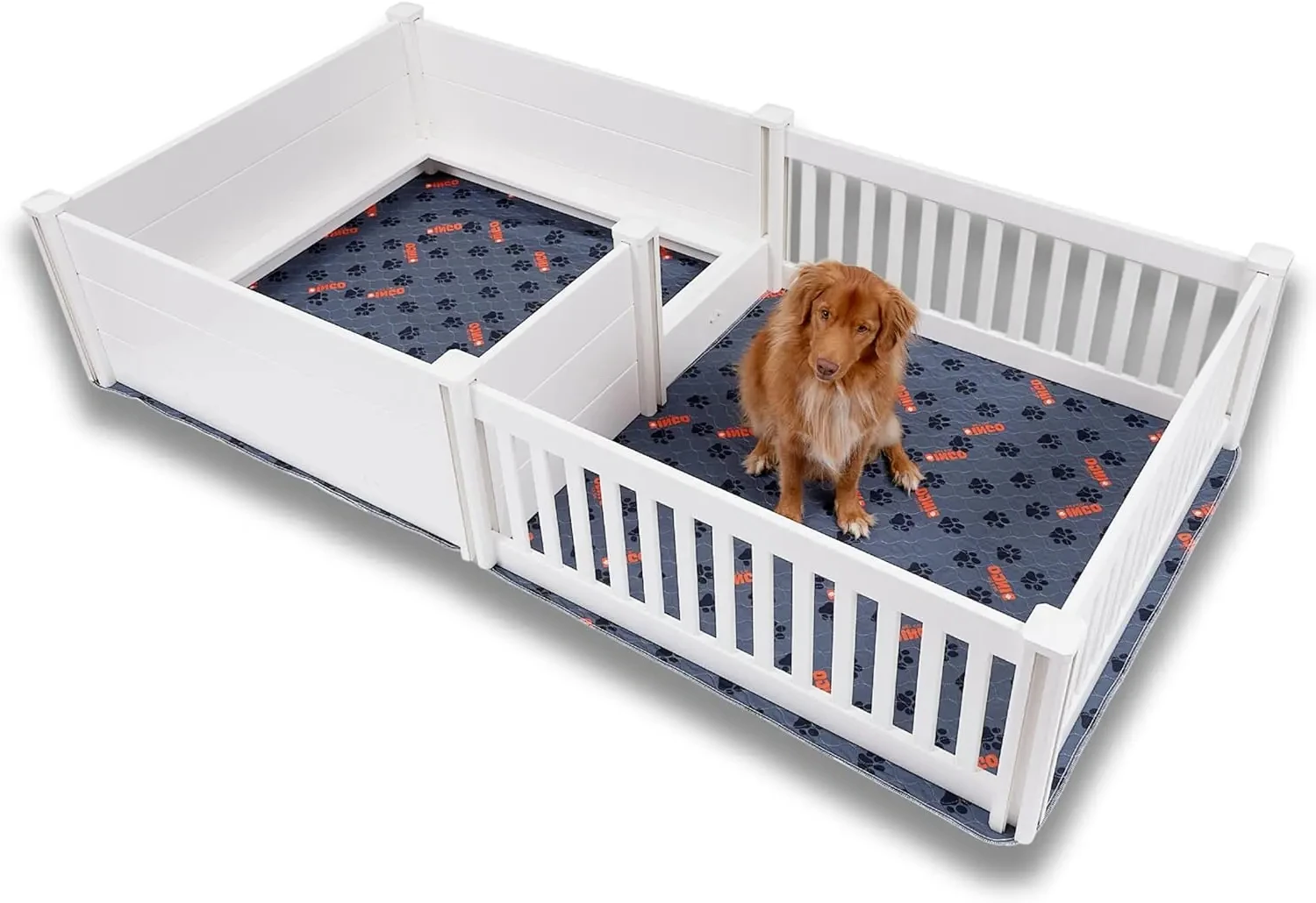 Dingo-XL Whelping Box для собак | Рельсовая система DingoSafe