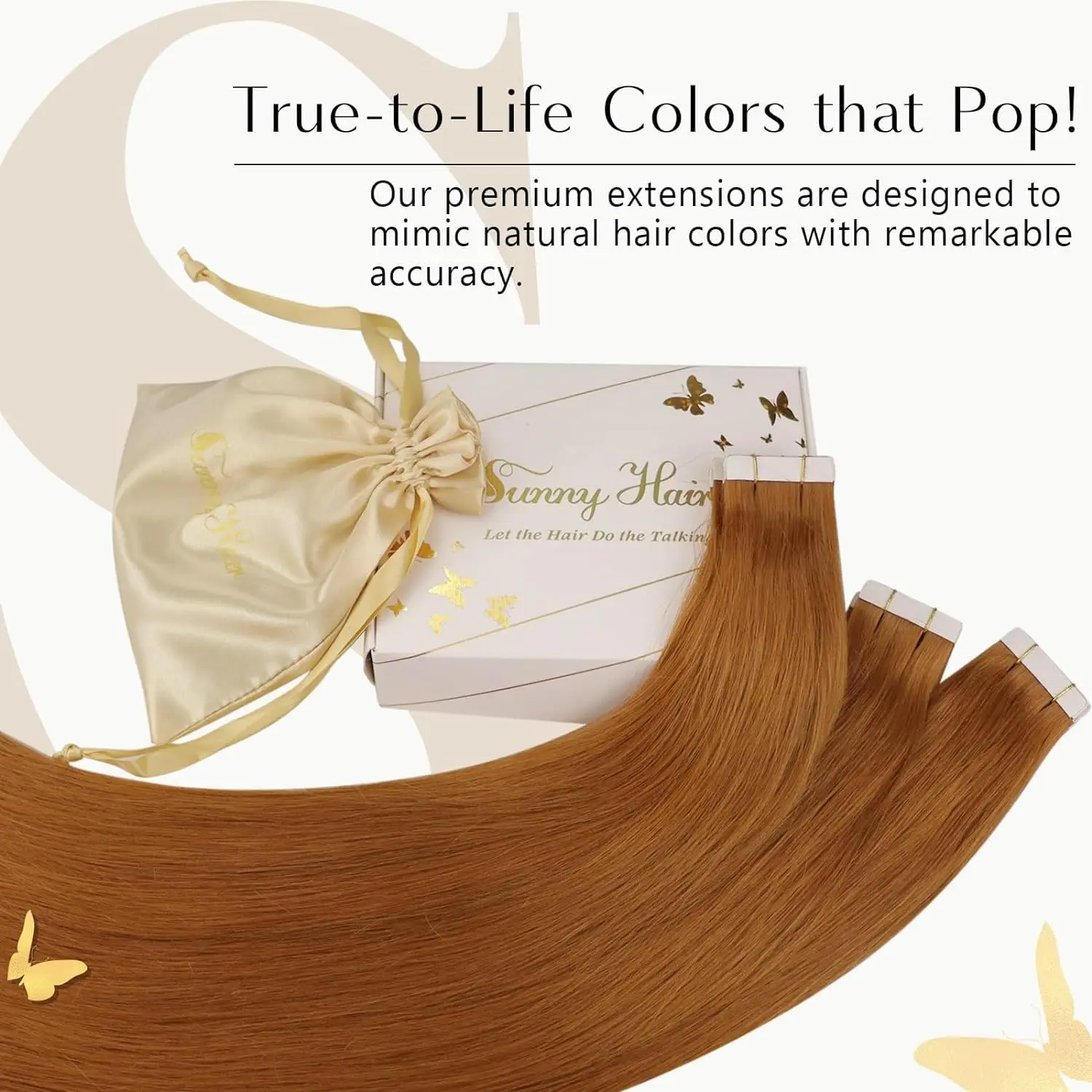 Vesunny fita de cabelo em extensões de cabelo cobre extensões de cabelo real fita em extensões de cabelo cabelo humano real fita invisível