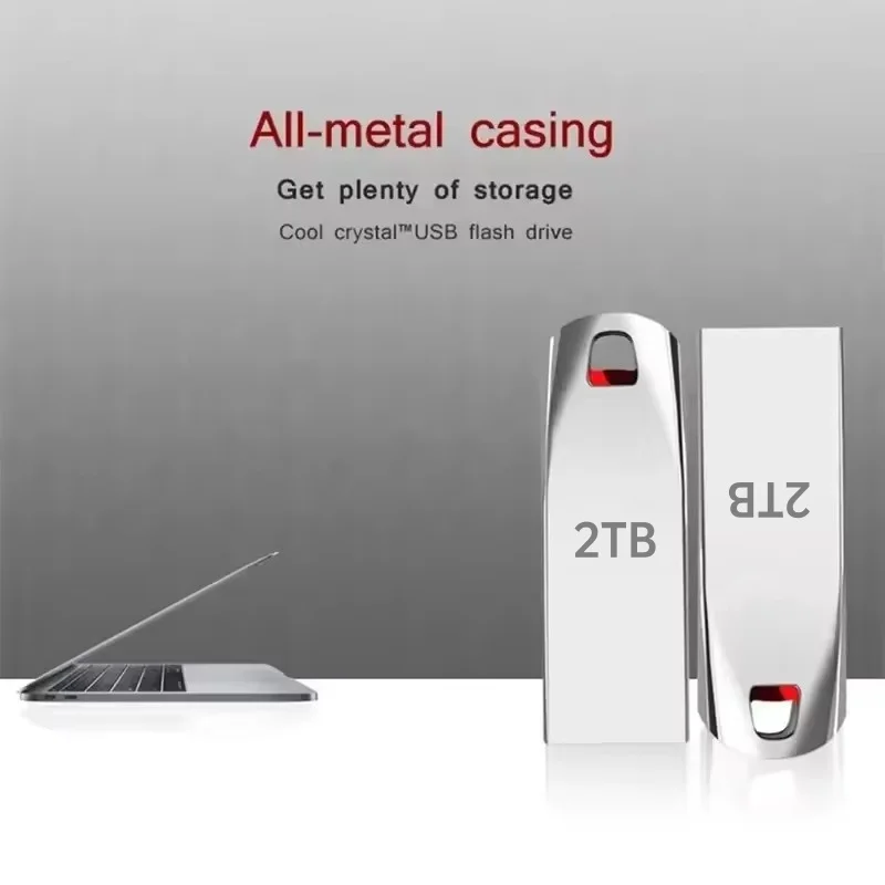 แฟลชไดรฟ์ Xiaomi 2TB USB 3.2ความเร็วสูงมากไดรฟ์ปากกา U Disk 1TB กันน้ำ Type C 2024ใหม่