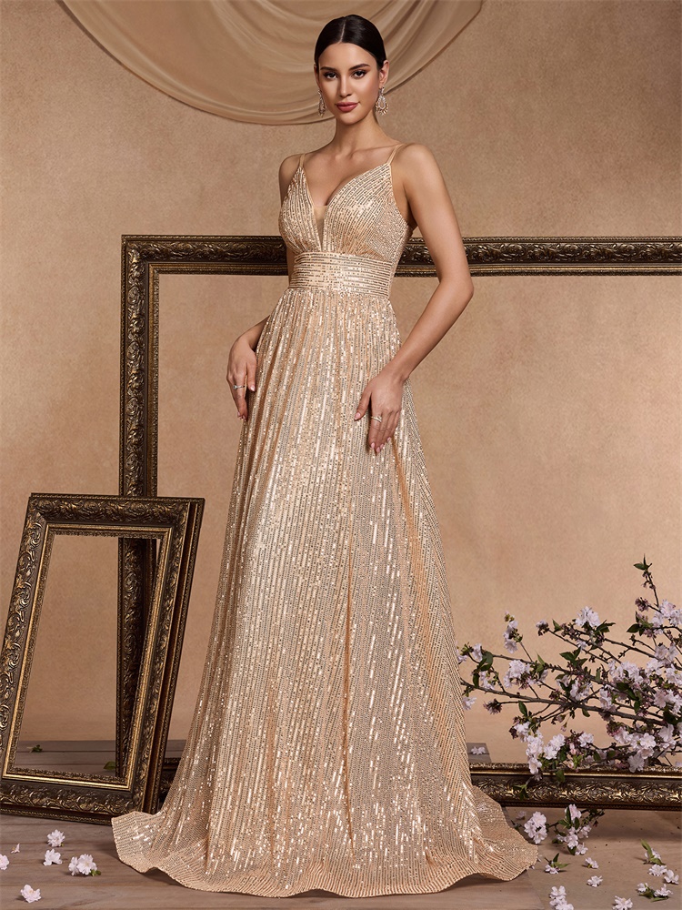 Elegante sexy backless pailletten avondjurk lang 2025, zeemeermin formele jurk vrouwen bruiloft jurken caicktail afstuderen prom
