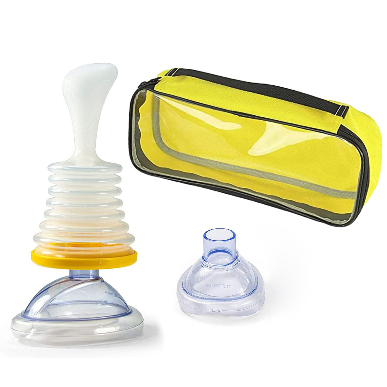 Kit de primeiros socorros para resgate de asfínxia, 4 unidades/3 unidades/conjunto, anti sufocamento, dispositivo de emergência para usar treinadores respiratórios, combinação de asfixia