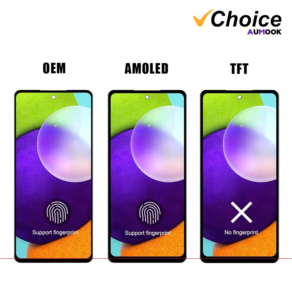 New Super AMOLED For Samsung A52s 5G LCD Touch Screen Digitizer Assembly Display For SAMSUNG A528 LCD Display