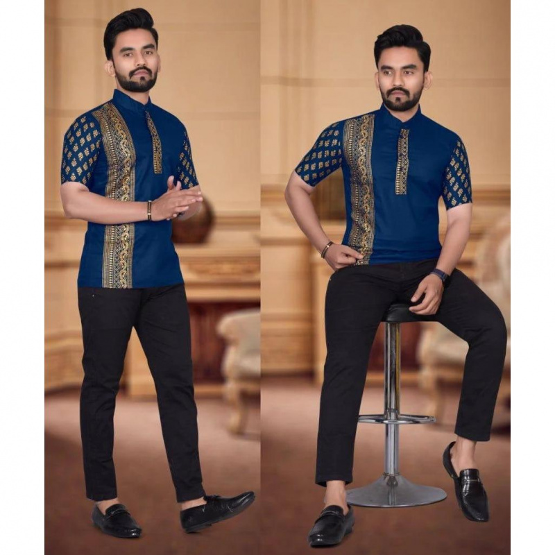 Kurta Herren-Muslim-Hemd mit geprägtem Totem, langes, gerades Freizeithemd, afrikanisches Islam-Hemd, Herren, Dubai, Herrenbekleidung, Arabe Hombre