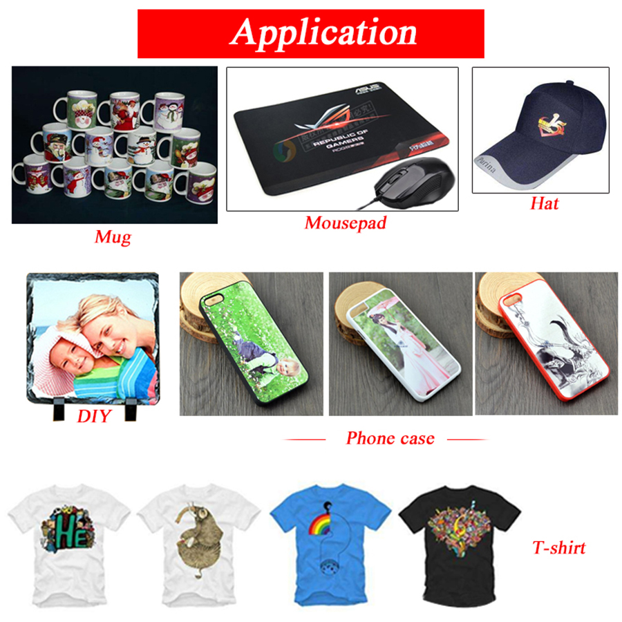 50sheets A3 A4 Heat Sublimation Transfer Paper By Inkjet Printer For Polyster T-shirt Fabric Clothes Mugs Glasses Cutting Mat
