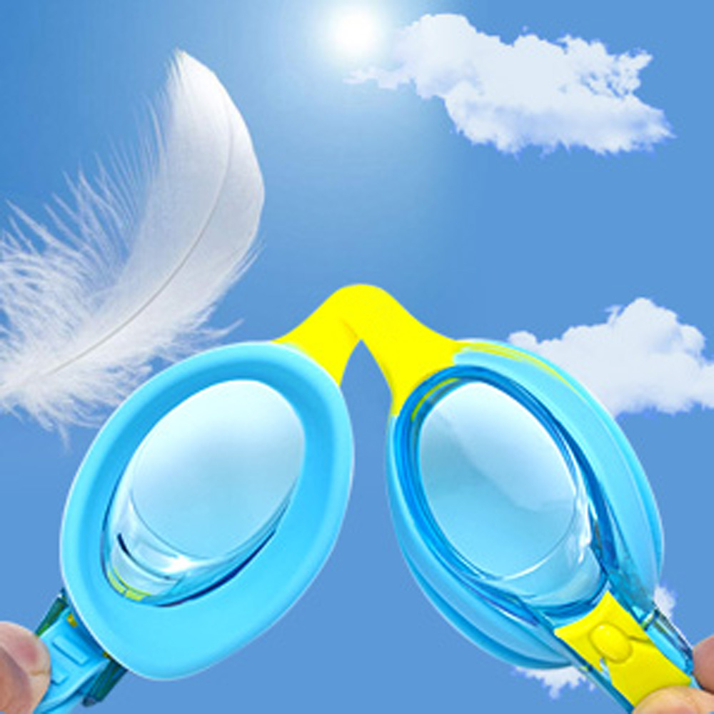 แว่นตาว่ายน้ําสําหรับเด็กอายุ 3-14 ปี Anti-FOG ป้องกันรังสียูวี 100% CLEAR Vision ไม่รั่ว Quick ปรับสายรัด