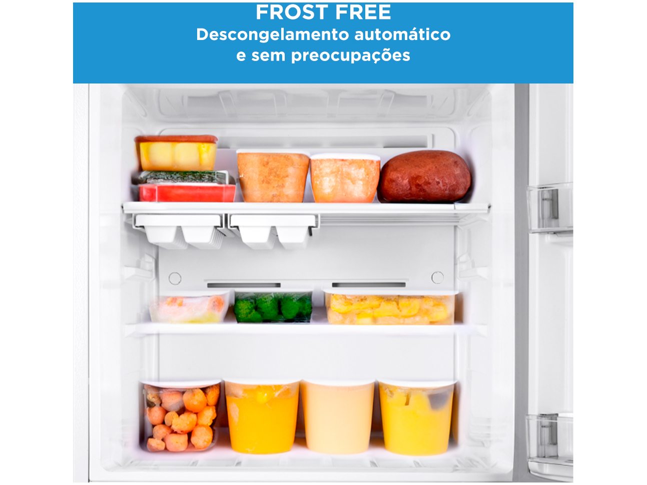Geladeira/Refrigerador Midea Frost Free 2 Portas Branca 425L MD-RT572EVD011 - 110V