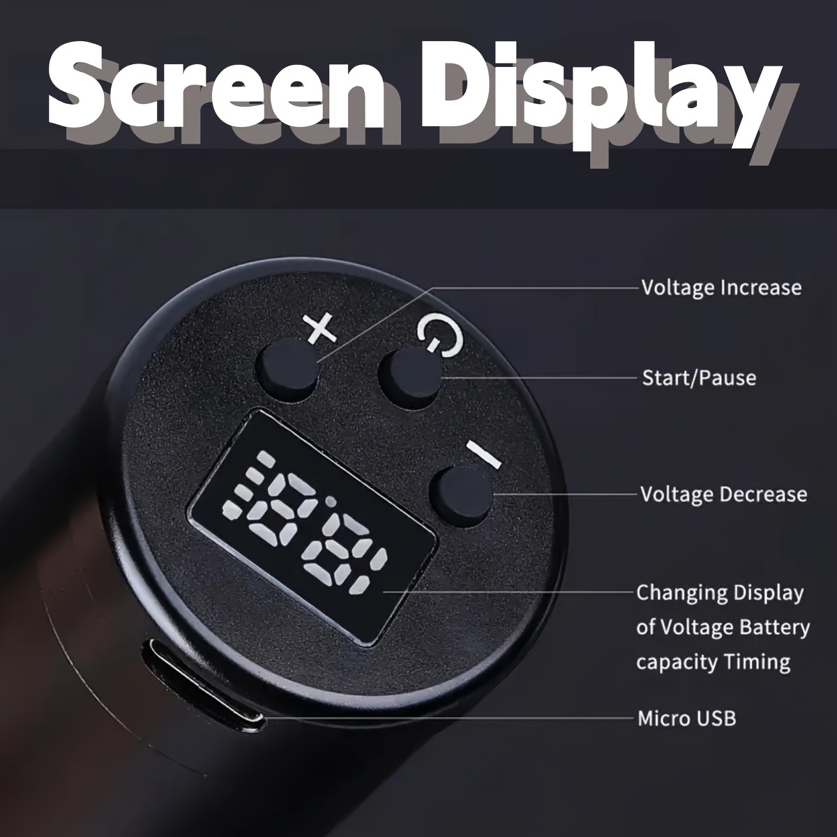 ワイヤレスタトゥーマシン 1500mah バッテリー 6 時間バッテリー寿命タトゥーペンタトゥーマシンアートメイクマシンタトゥー用品