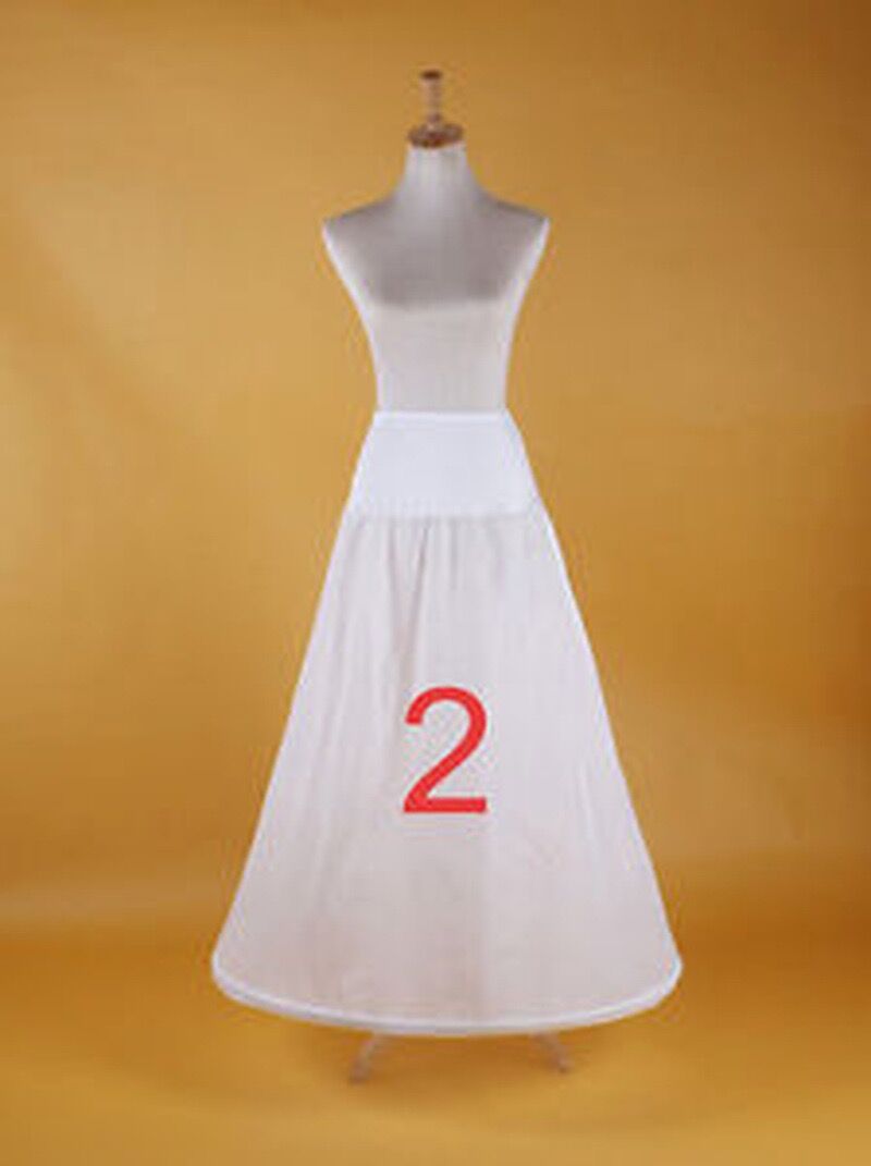 AYiCuthia ホワイト 6 フープビッグペチコートスリップチュールスカートロングふくらんクリノリンアンダースカート夜会服のウェディングドレス CQ7
