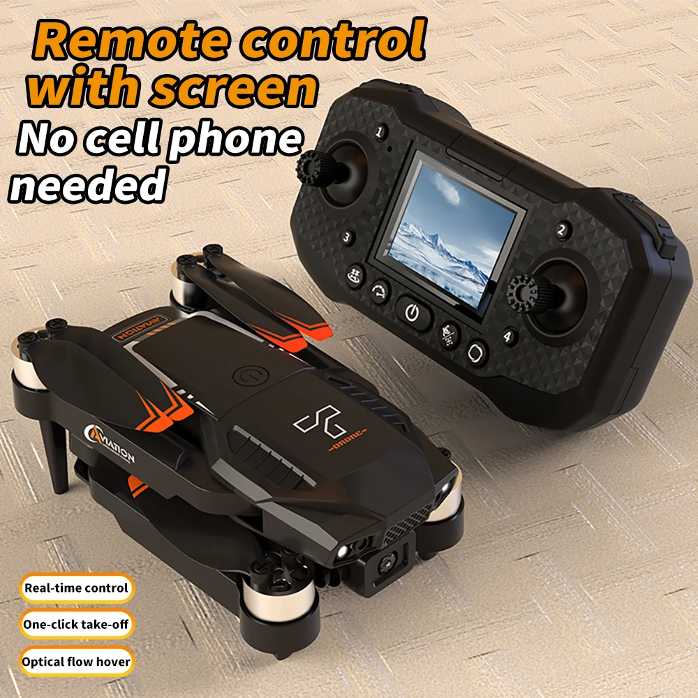 F205 drone sem escova 4k hd câmera dupla 5g wifi fpv rc quadcopter com grande angular modo de retenção alta dobrável drone