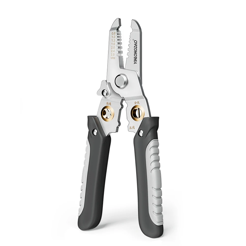 Wire Stripper Decrustation คีมหลายเครื่องมือ Ire Stripper ไฟฟ้า Cable Stripper เครื่องตัดมัลติฟังก์ชั่นซ่อมเครื่องมือคีม
