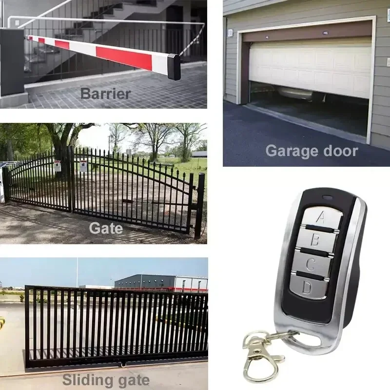 3pcs โรงรถระยะไกลประตูอิเล็กทรอนิกส์ควบคุม 433mhz Gate Key Fob Command มือเครื่องส่งสัญญาณรีโมทคอนโทรลไร้สายของชัตเตอร์ประตู