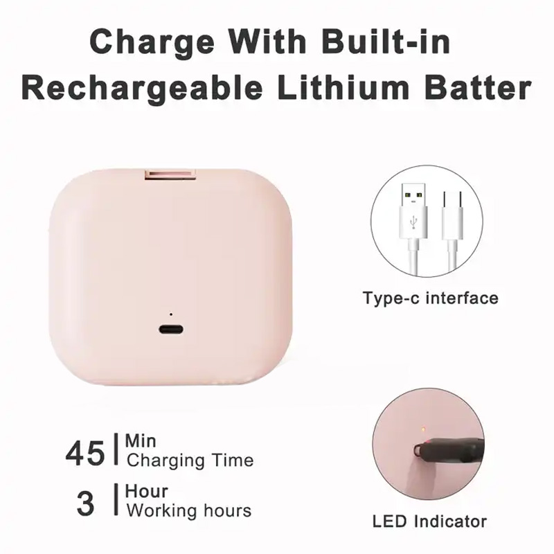 Mini presente compacto vaidade dobrável espelho cosmético com luzes portátil de mão pequeno bolso espelho de maquiagem de viagem 2x ampliação