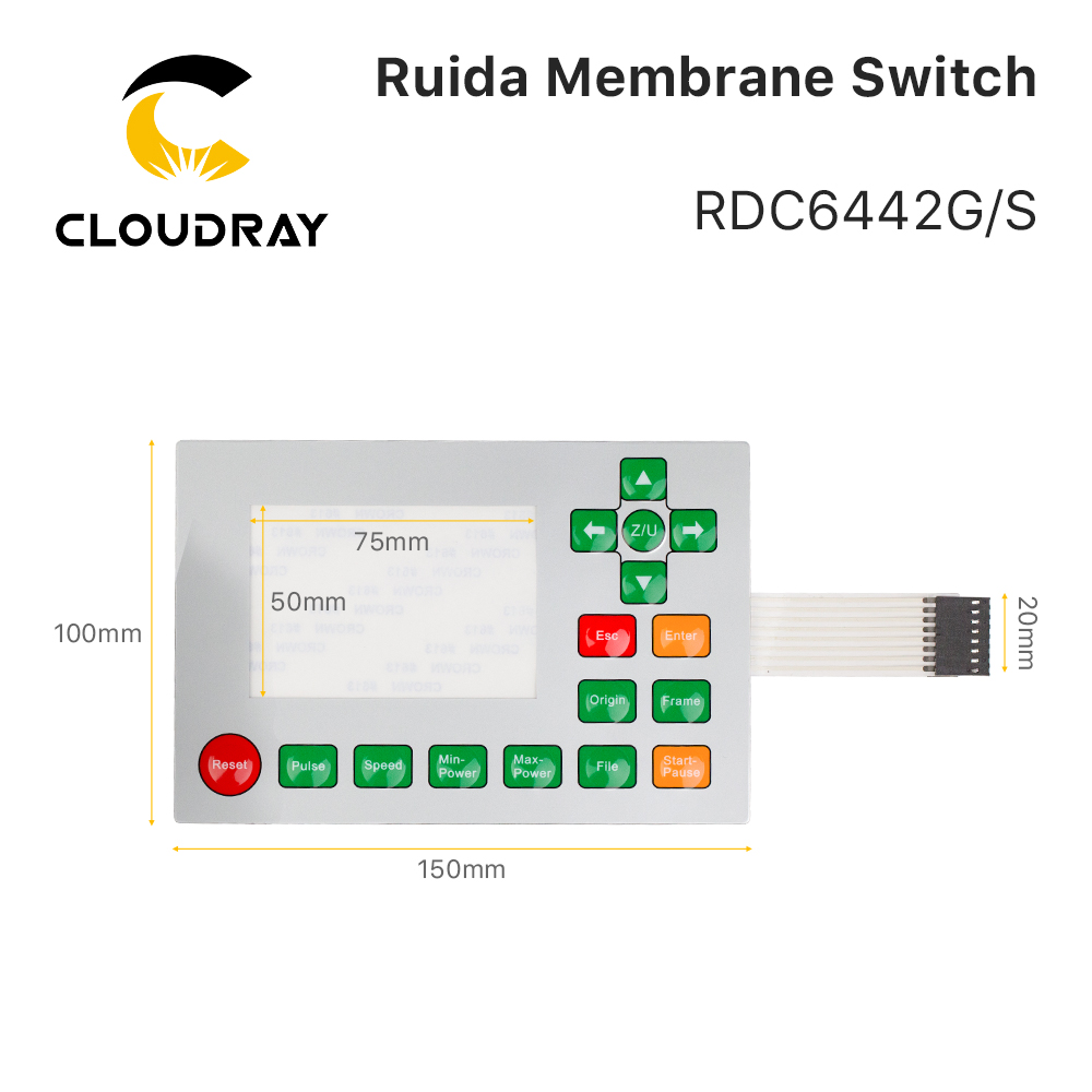 Мембранный переключатель Ruida для RDC6445S RDLC320-A RDC6332G RDC6332M RDC6442S RDC6442G