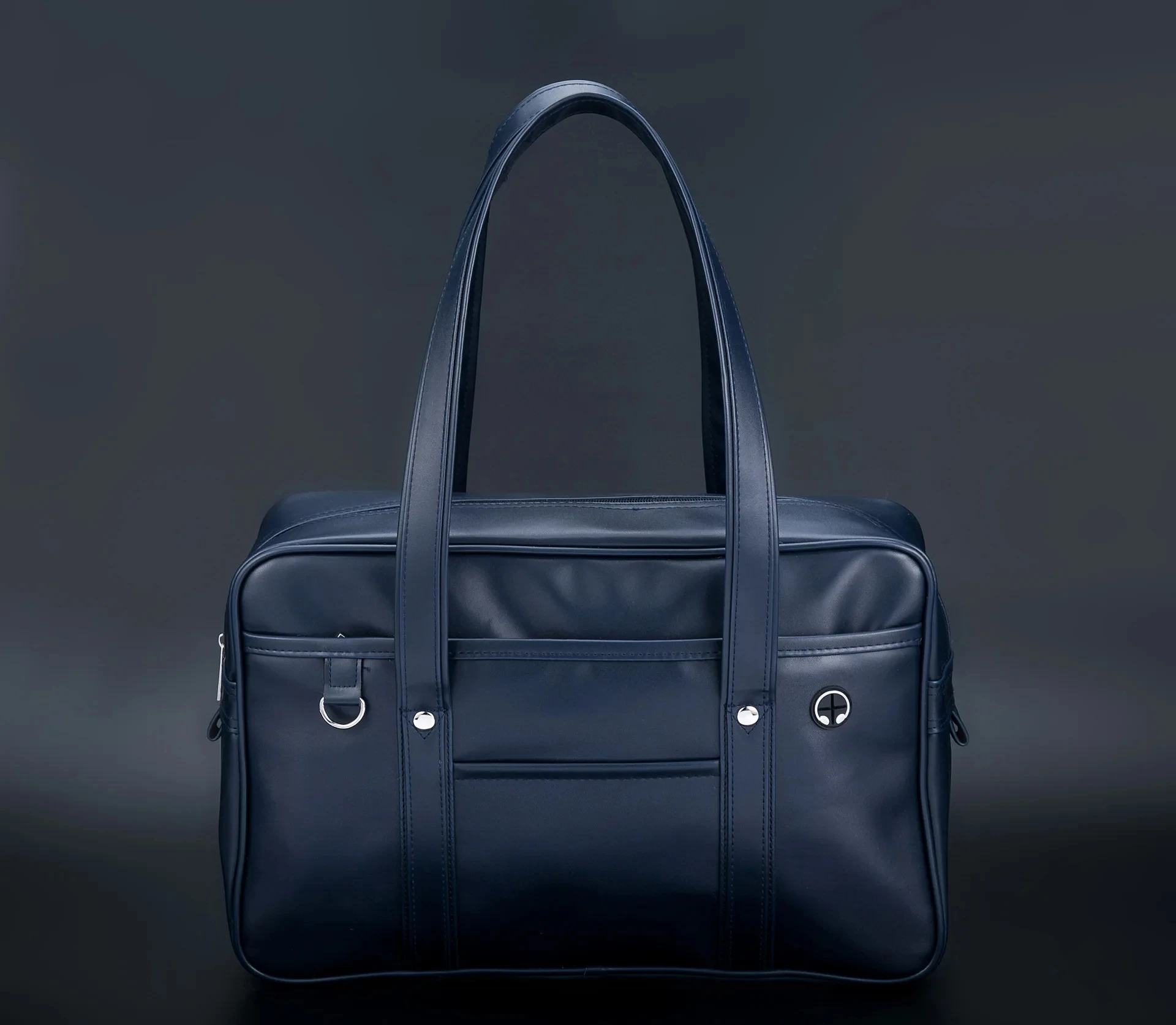 Schoolbag PU Leather Japanese Wide Application Japanese Handbag Large Capacity Waterproof