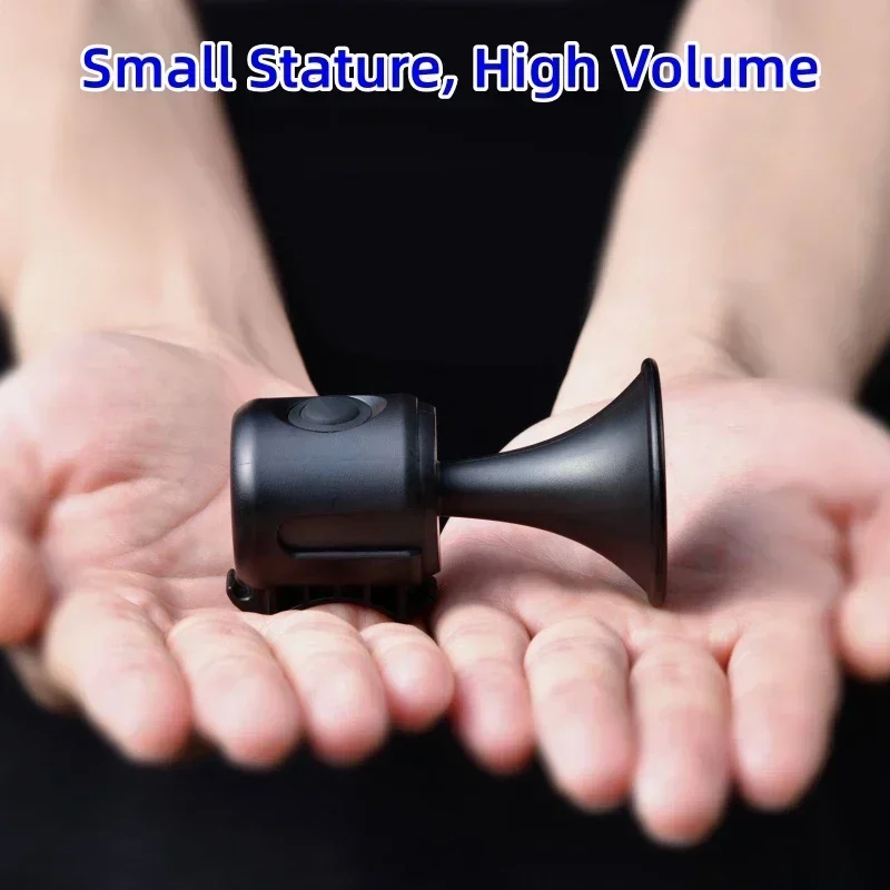 ไฟฟ้าจักรยานฮอร์นดัง 120dB ผู้ใหญ่จักรยาน Bell คําเตือนจักรยาน Horns ALARM สําหรับ Handlebars 300mAh แบตเตอรี่ดําเนินการกันน้ํา