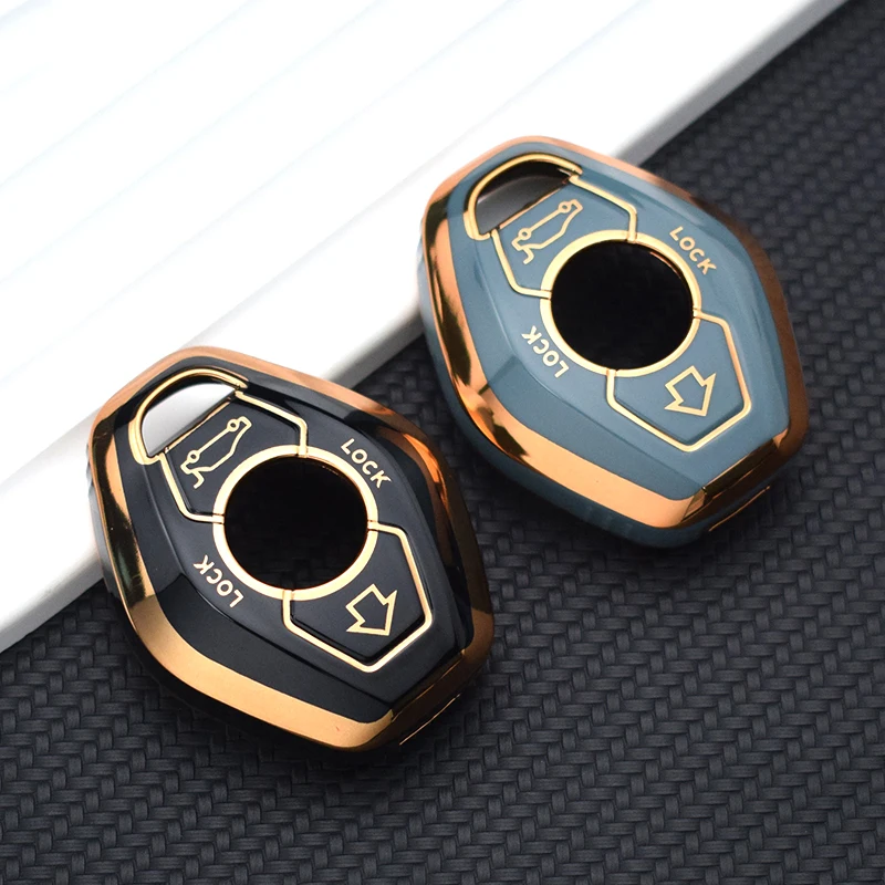 TPU Shell Fob for BMW X5 E53 X3 F83 E46 E39 E38 E60 E63 E61 E64 Series 3 5 7 330i Z3 Z4 E85 E86 M5 325i Car Key Cover Case Cover